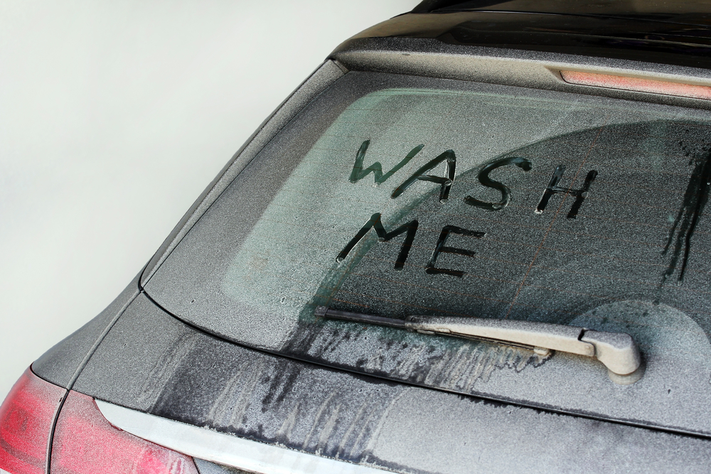 salt stains on car during winter