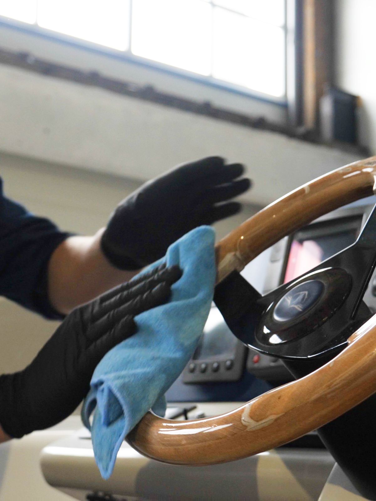 boat detailing steering wheel toronto