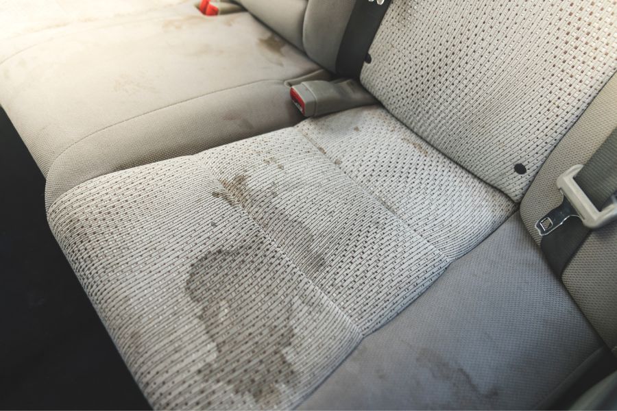 coffee stain removal in car