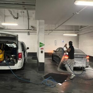 parking garage car detailing