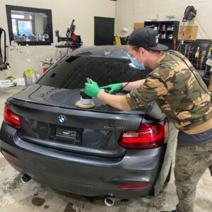 sedan bmw waxing