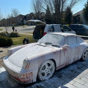 soapy car detailing