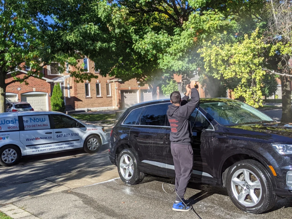 interior and exterior car detailing