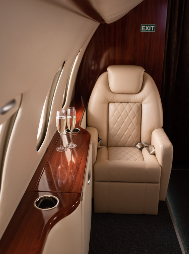interior aircraft detailing